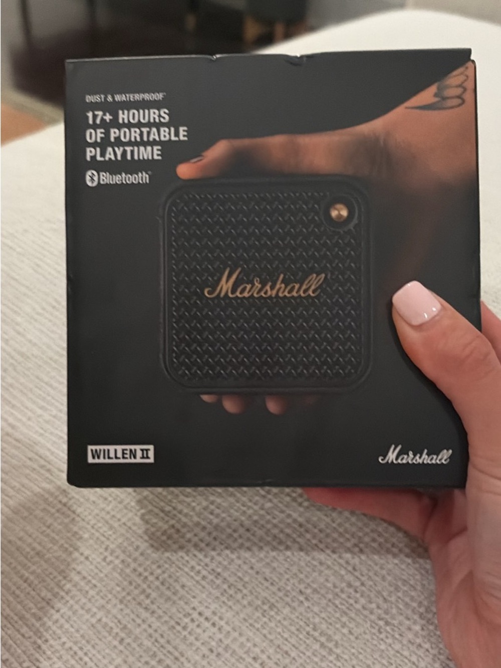 NEW Marshall Willen II Portable Bluetooth Speaker - Black